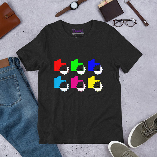 Abstract Geometric Colors T-Shirt in All the Colors!!